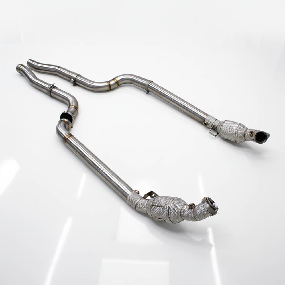 EPU Performance Catted Highflow Downpipe - Mercedes-Benz AMG C63 W204