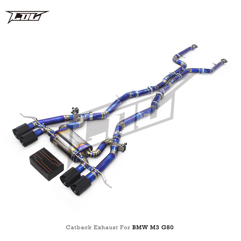 EPU Performance Titanium Valved Racing Catback Exhaust - BMW M3/M4 G80/G82