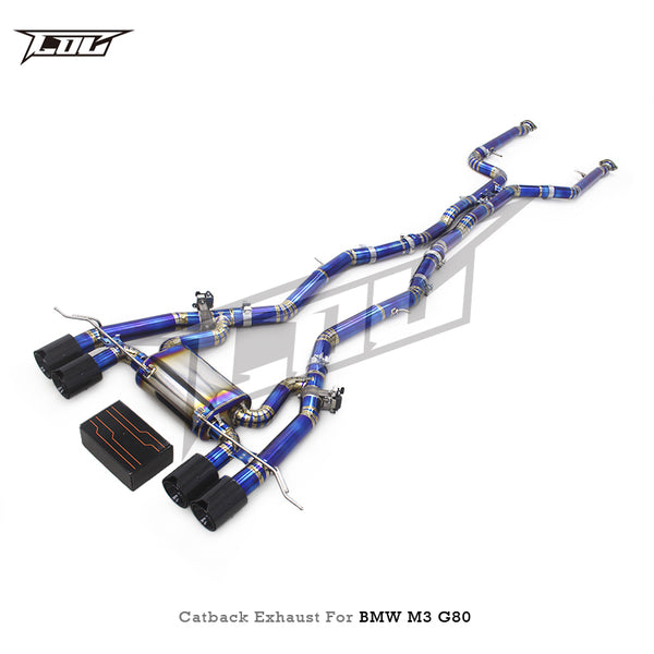 EPU Performance Titanium Valved Racing Catback Exhaust - BMW M3/M4 G80/G82