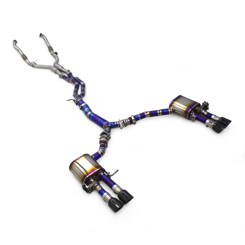 EPU Performance Titanium Valved Racing Catback Exhaust - Audi S4/S5  B9/B9.5